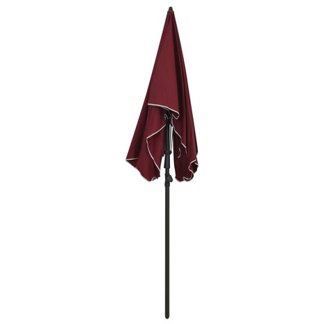 Parasol met paal 200x130 cm bordeauxrood 8720286205143 3