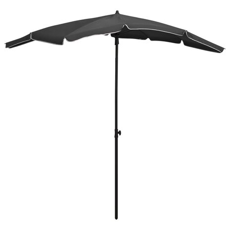 Parasol met paal 200x130 cm antracietkleurig 8720286205129 1