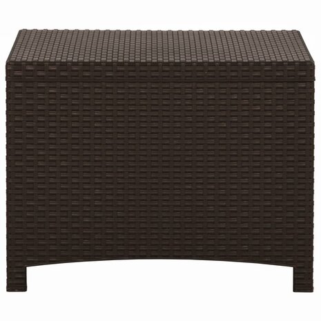 Tuinbox 60x54x41 cm PP rattan bruin 8720286831892 4