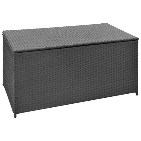 Tuinbox 120x50x60 cm poly rattan zwart 8718475501039 1