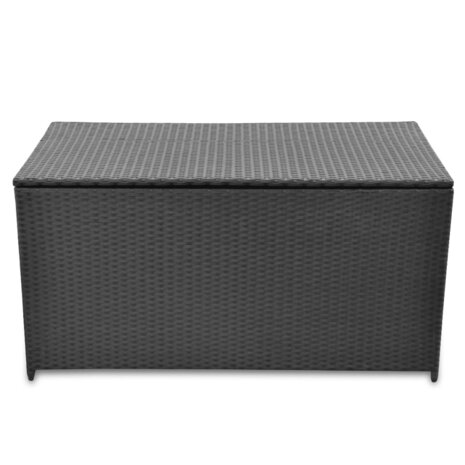 Tuinbox 120x50x60 cm poly rattan zwart 8718475501039 2