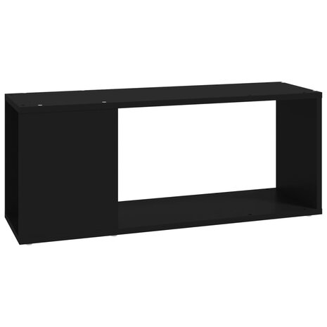 Tv-meubel 80x24x32 cm spaanplaat zwart 8720286650646 2