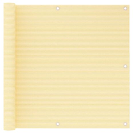 Balkonscherm 90x500 cm HDPE beige 8720286094778 1