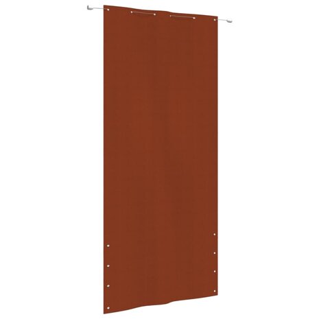 Balkonscherm 120x240 cm oxford stof terracottakleurig 8720286161166 1