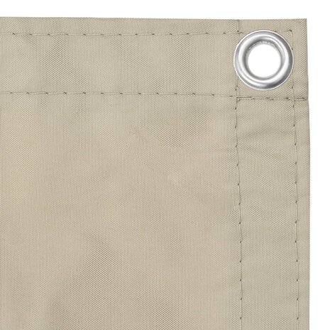 Balkonscherm 90x500 cm oxford stof beige 8720286117552 2