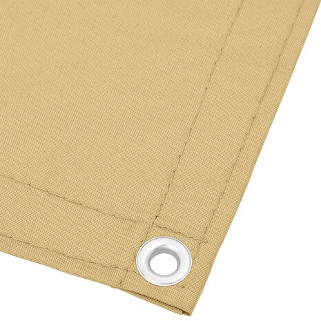 Balkonscherm 120x1000 cm 100% oxford polyester zandkleurig 8721012432338 4