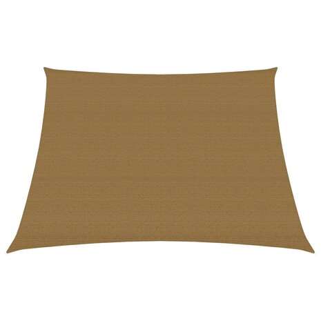 Zonnezeil 160 g/m² 3/4x2 m HDPE taupe 8720286099964 1