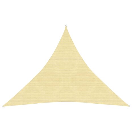 Zonnezeil 160 g/m² 3x3x3 m HDPE beige 8720286097052 1