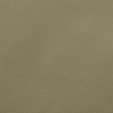 Zonnescherm driehoekig 3,5x3,5x4,9 m oxford stof beige 8720286119761 3