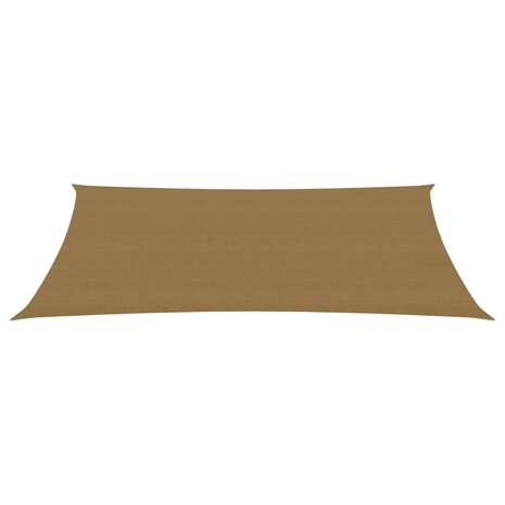 Zonnezeil 160 g/m² 3x6 m HDPE taupe 8720286099681 2