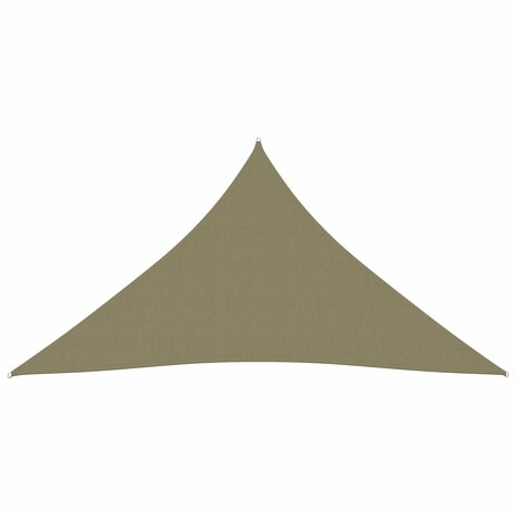 Zonnescherm driehoekig 4x5x5 m oxford stof beige 8720286119808 2