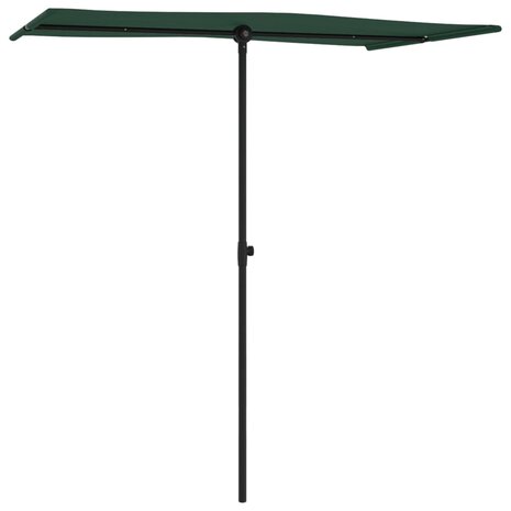 Parasol met aluminium paal 180x110 cm groen 8719883763361 3