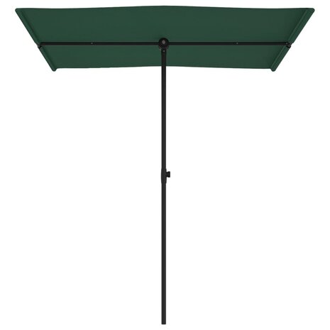 Parasol met aluminium paal 180x110 cm groen 8719883763361 4