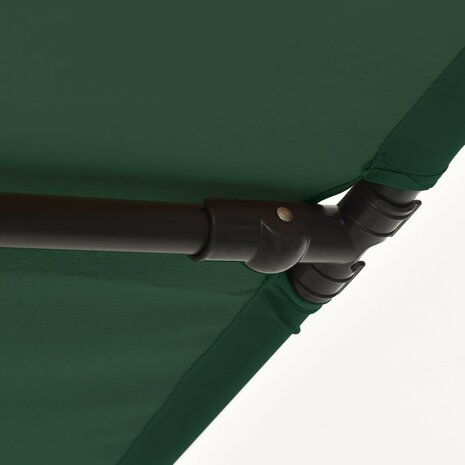 Parasol met aluminium paal 180x110 cm groen 8719883763361 9