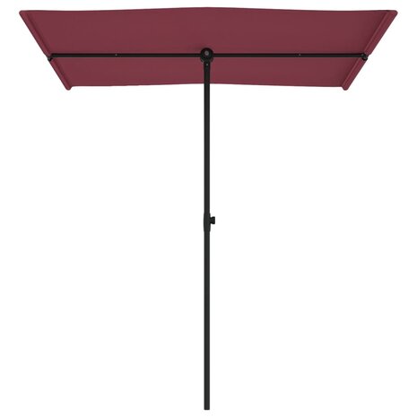 Parasol met aluminium paal 180x110 cm bordeauxrood 8719883763408 4