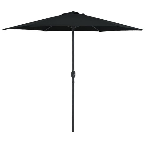 Parasol met aluminium paal 270x246 cm zwart 8719883763583 1