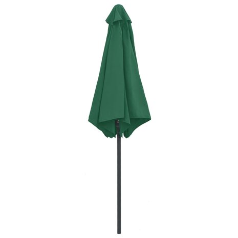 Parasol met aluminium paal 270x246 cm groen 8719883763521 4