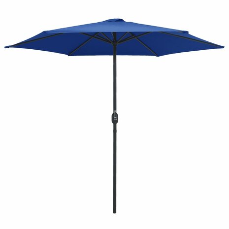 Parasol met aluminium paal 270x246 cm azuurblauw 8719883763590 2