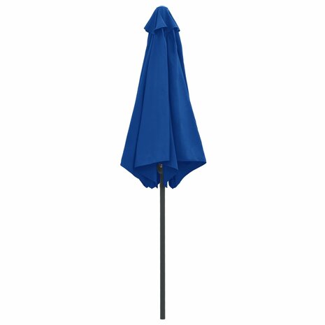 Parasol met aluminium paal 270x246 cm azuurblauw 8719883763590 4