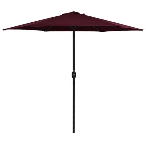 Parasol met aluminium paal 270x246 cm bordeauxrood 8719883763569 1