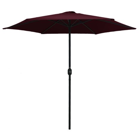 Parasol met aluminium paal 270x246 cm bordeauxrood 8719883763569 2