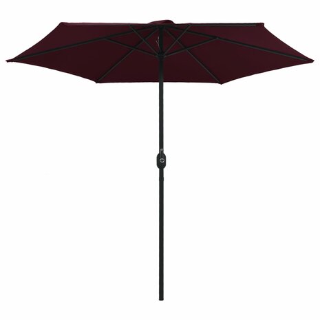 Parasol met aluminium paal 270x246 cm bordeauxrood 8719883763569 3