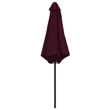 Parasol met aluminium paal 270x246 cm bordeauxrood 8719883763569 4