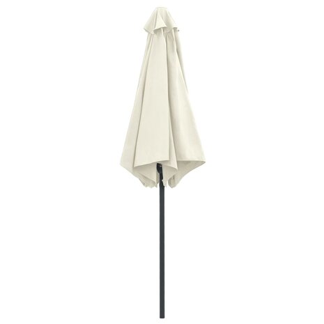 Parasol met aluminium paal 270x246 cm zandwit 8719883763538 4