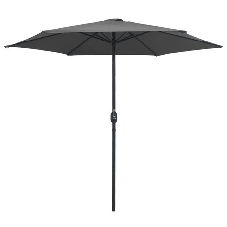 Parasol met aluminium paal 270x246 cm antraciet 8719883763545 2