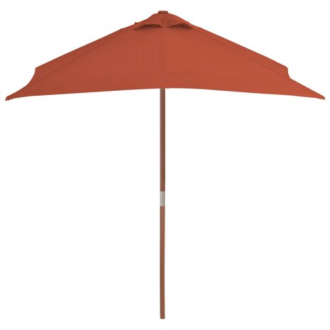 Parasol met houten paal 150x200 cm terracottakleurig 8718475697770 2