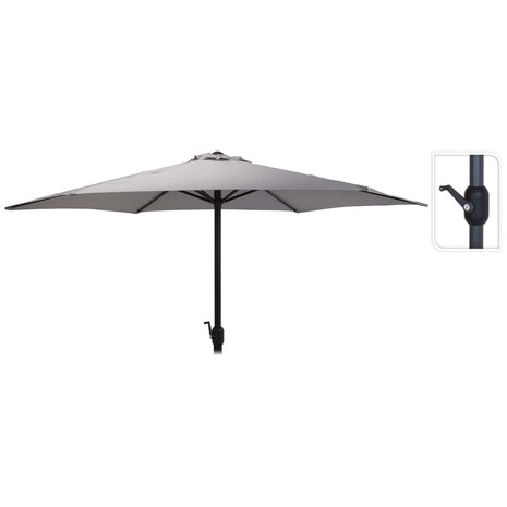 ProGarden Parasol Monica 270 cm lichtgrijs 8719987799402 1