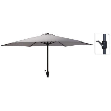 ProGarden Parasol Monica 270 cm lichtgrijs 8719987799402 2