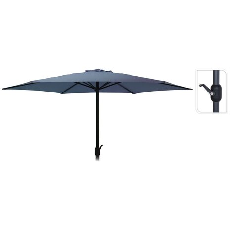 ProGarden Parasol Monica 270 cm donkerblauw 8719987799631 1