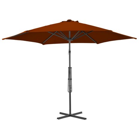 Parasol met stalen paal 300x230 cm terracottakleurig 8720286114957 3