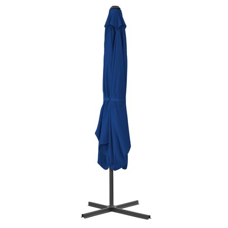 Parasol met stalen paal 250x250x230 cm blauw 8720286114933 3