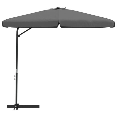 Parasol met stalen paal 300x250 cm antraciet 8719883763224 3