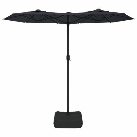 Parasol dubbel 316x240 cm zwart 8720845748517 3