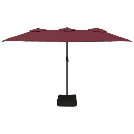 Parasol dubbel 449x245 cm bordeauxrood 8720845748333 3