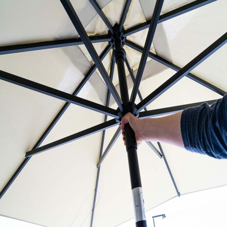 Madison Parasol Elba 300 cm grijs 8713229052072 2