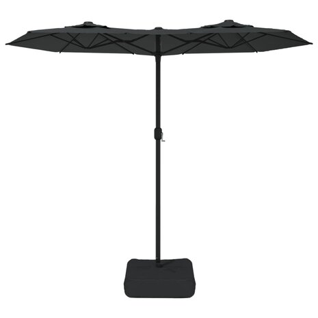 Parasol dubbel met LED&apos;s 316x240 cm antracietkleurig 8720845748555 4