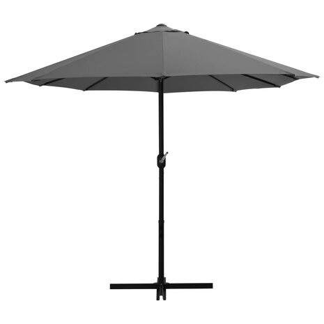 Parasol met aluminium paal 460x270 cm antraciet 8718475711216 3