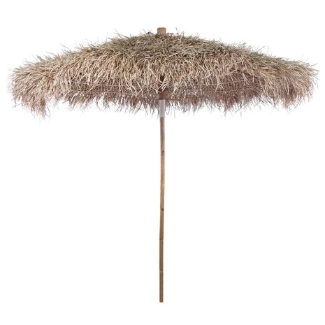 Parasol van bamboe met dak van bananenbladeren 270 cm 8718475909255 1