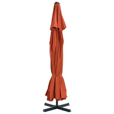 Parasol met aluminium paal 500 cm terracottakleurig 8718475626060 3