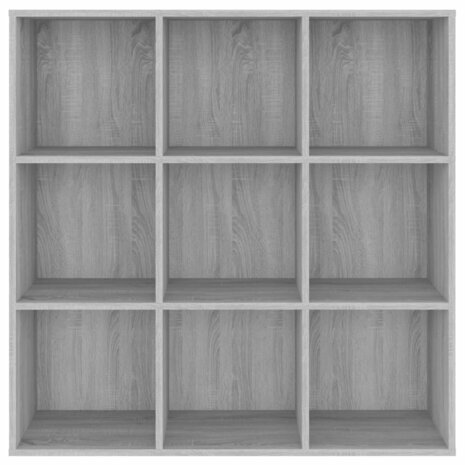 Boekenkast 98x29x97,5 cm grijs sonoma eikenkleurig 8720286954348 3