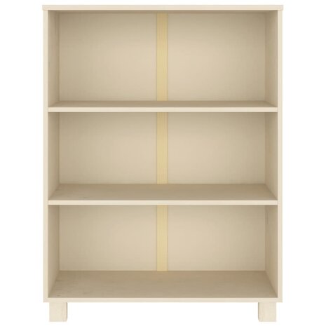 Boekenkast HAMAR 85x35x112 cm massief grenenhout honingbruin 8720286818305 3