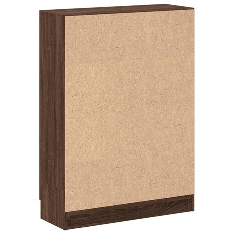 Boekenkast 82,5x30,5x115 cm bewerkt hout bruineikenkleurig 8720845922542 8