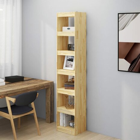 Boekenkast / kamerscherm 40x30x199 cm massief grenenhout 8720286608531 1