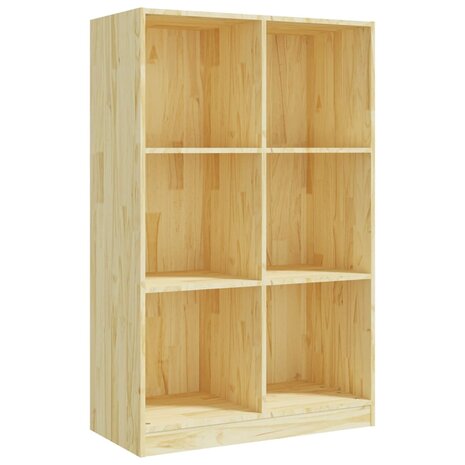 Boekenkast 70x33x110 cm massief grenenhout 8720286772836 2