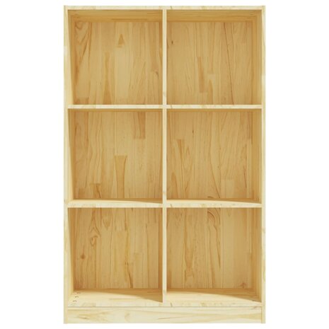 Boekenkast 70x33x110 cm massief grenenhout 8720286772836 5