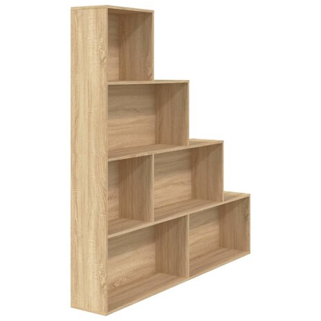 Boekenkast/kamerscherm 155x24x160 cm bewerkt hout sonoma eiken 8719883786094 2